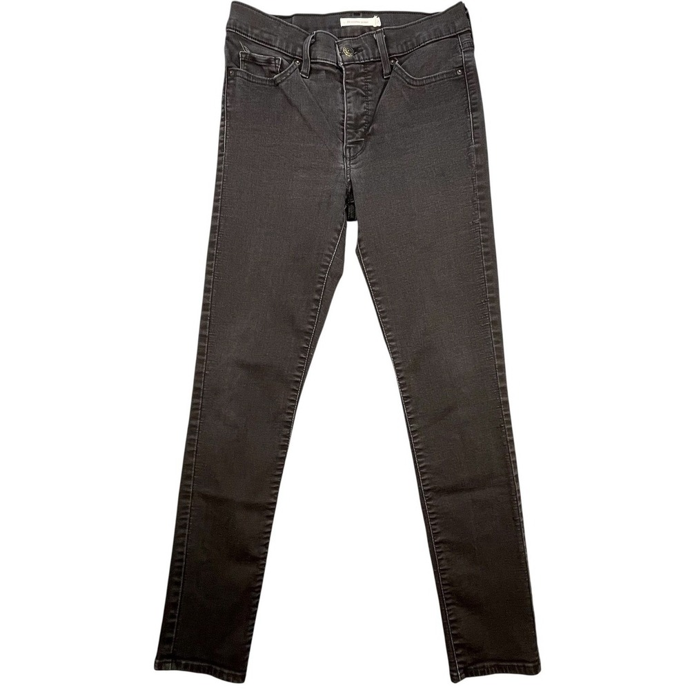 Levis Black Jeans 311 Shaping Skinny Mid Rise Stretch Denim Womens 29